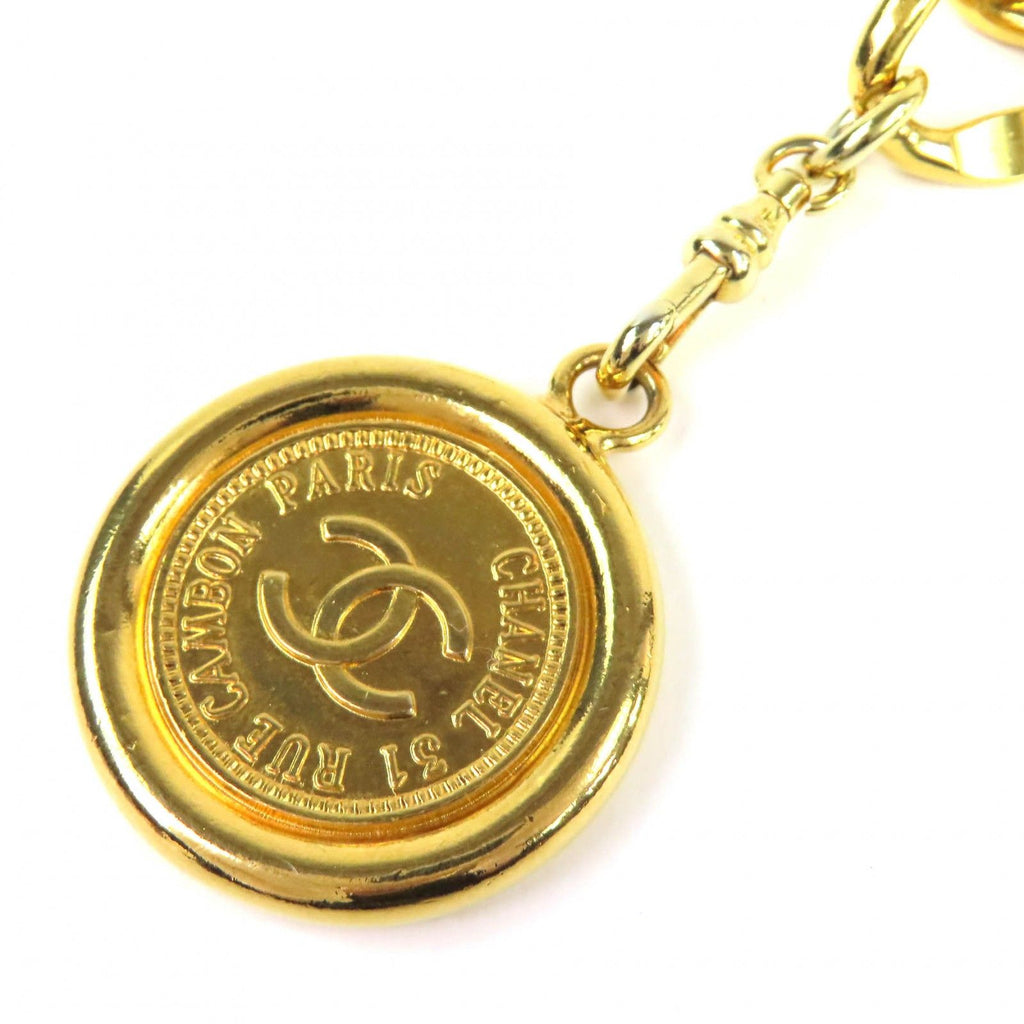 Chanel CC Logo Coin Motif Plate Chain — view 5