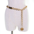 Chanel CC Logo Coin Motif Plate Chain — view 3
