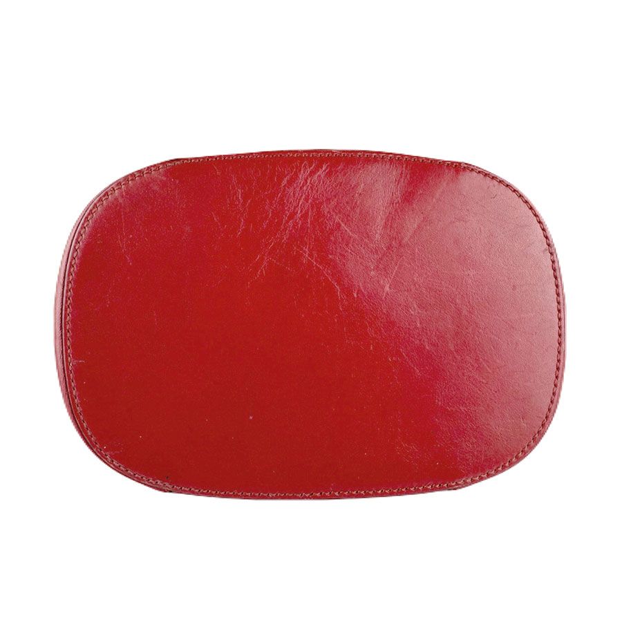 Gucci Shoulder Bag Leather Red — view 4