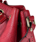 Gucci Shoulder Bag Leather Red — view 7
