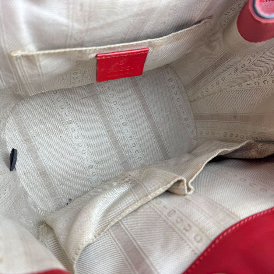 Gucci Shoulder Bag Leather Red — view 5