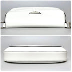 Prada Cles Shoulder Bag White Triangle Logo — view 6