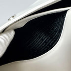 Prada Cles Shoulder Bag White Triangle Logo — view 4