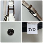 Prada Cles Shoulder Bag White Triangle Logo — view 9