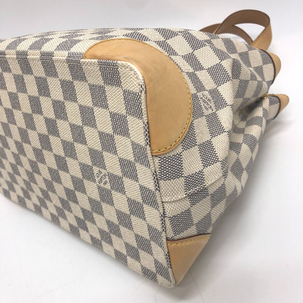 Louis Vuitton Tote Hampstead PM Damier Azur Canvas White — view 6