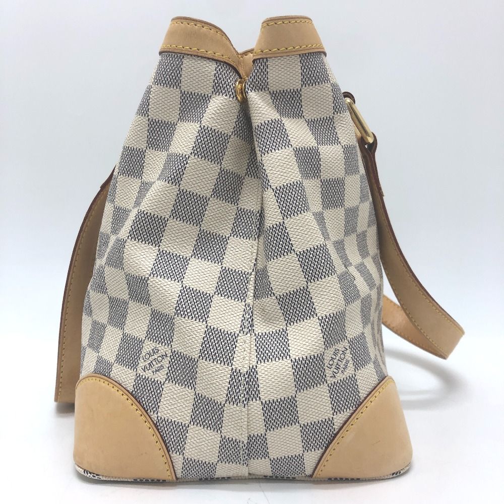 Louis Vuitton Tote Hampstead PM Damier Azur Canvas White — view 3