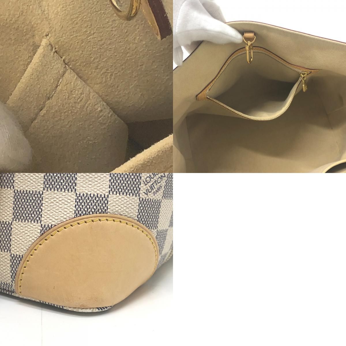 Louis Vuitton Tote Hampstead PM Damier Azur Canvas White — view 9