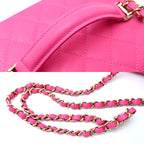 Chanel Shoulder Bag Caviar Pink — view 5