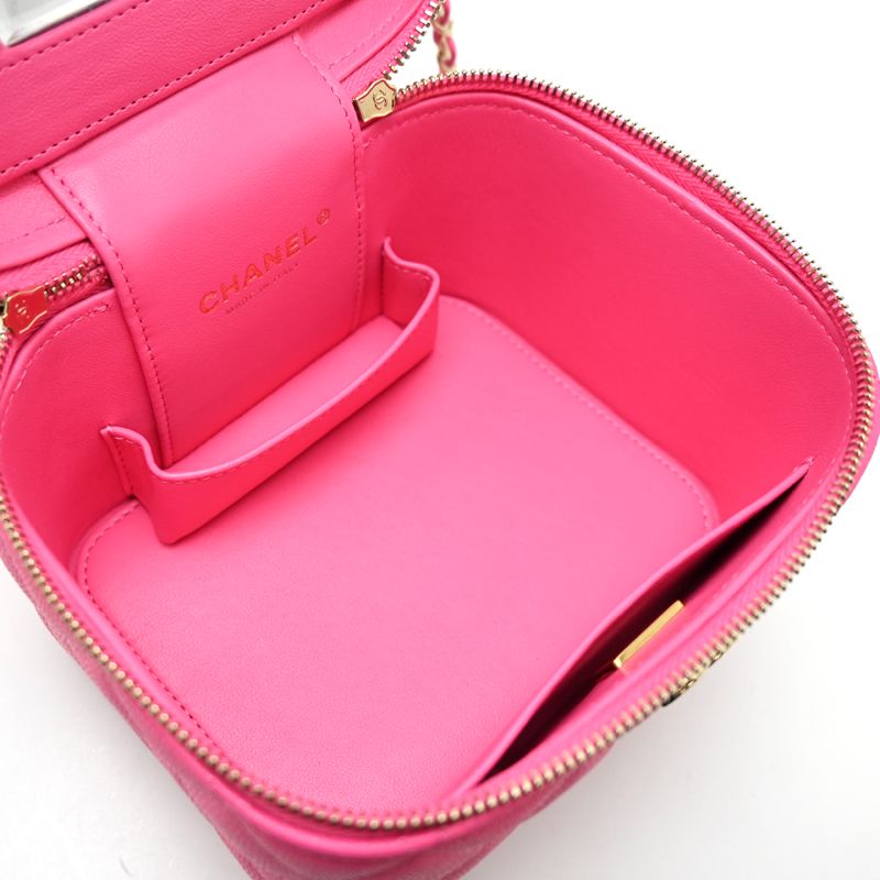 Chanel Shoulder Bag Caviar Pink — view 6