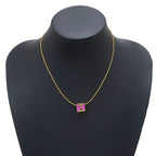 Hermes Cage de Ash Cube Necklace Gold Plated — view 9