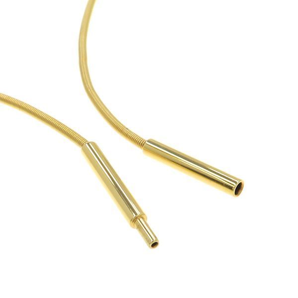 Hermes Cage de Ash Cube Necklace Gold Plated — view 6
