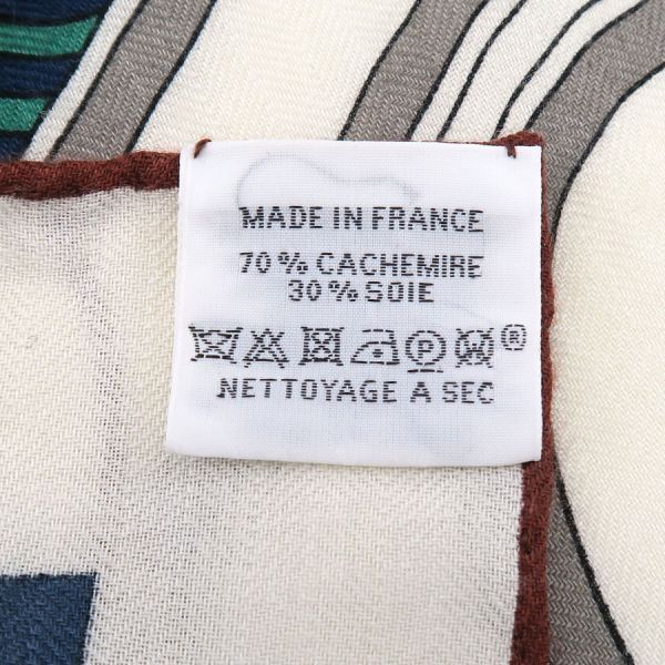 Hermes Carre Geant Cashmere Silk Scarf — view 9