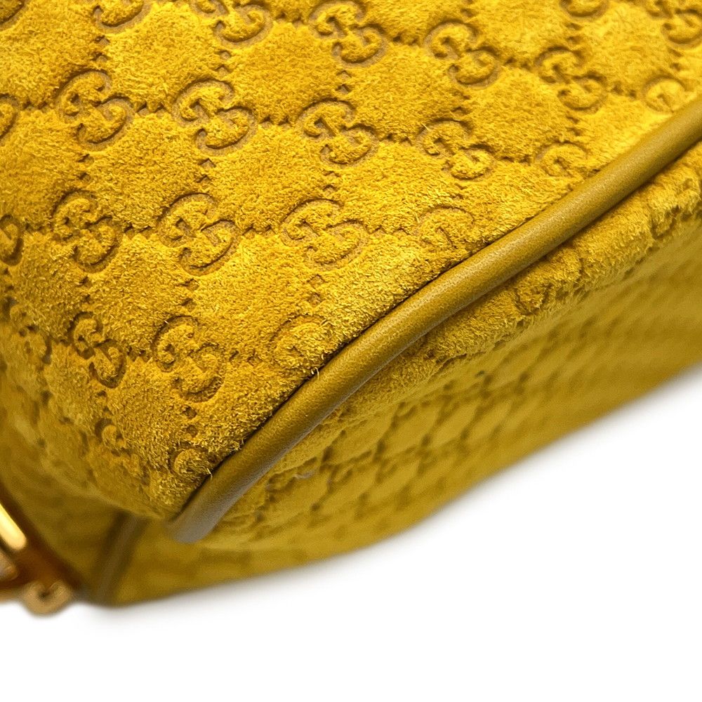 Gucci Shoulder Bag GG Suede Leather Half Horsebit Master Doiero — view 9