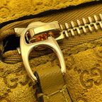 Gucci Shoulder Bag GG Suede Leather Half Horsebit Master Doiero — view 6