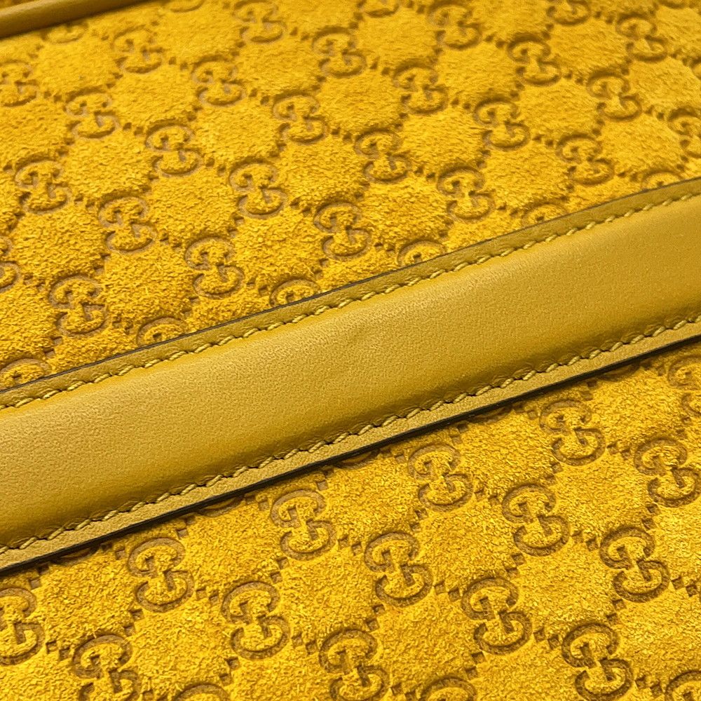 Gucci Shoulder Bag GG Suede Leather Half Horsebit Master Doiero — view 7