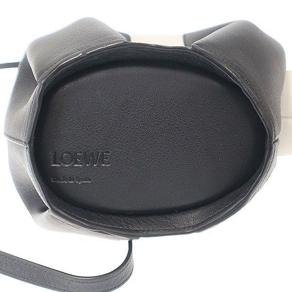 Loewe Panda Mini Shoulder Bag White Black — view 4