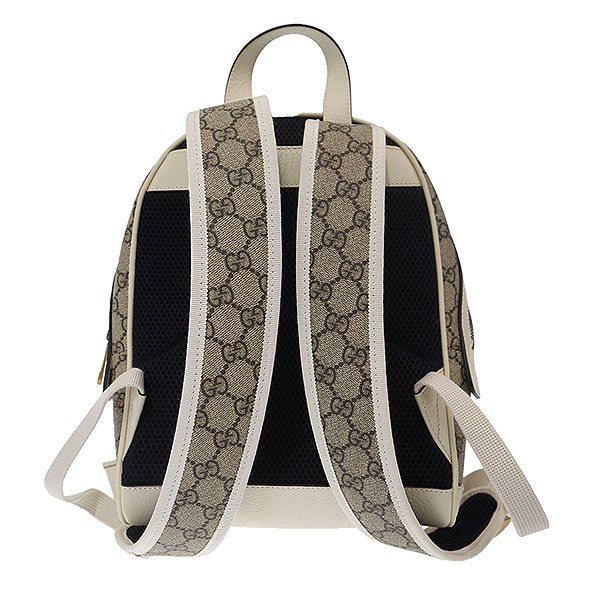 Gucci Ophidia GG Supreme Backpack Gray White Graywhite — view 2