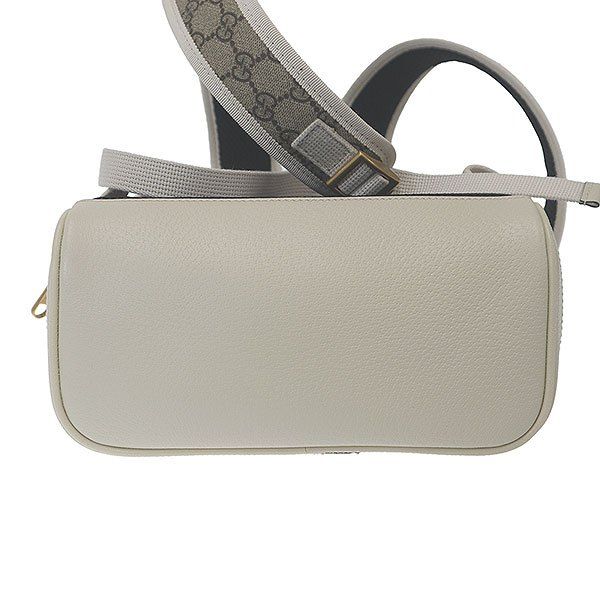 Gucci Ophidia GG Supreme Backpack Gray White Graywhite — view 4