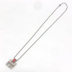 Hermes Necklace Motif Irene Metal Silver — view 2