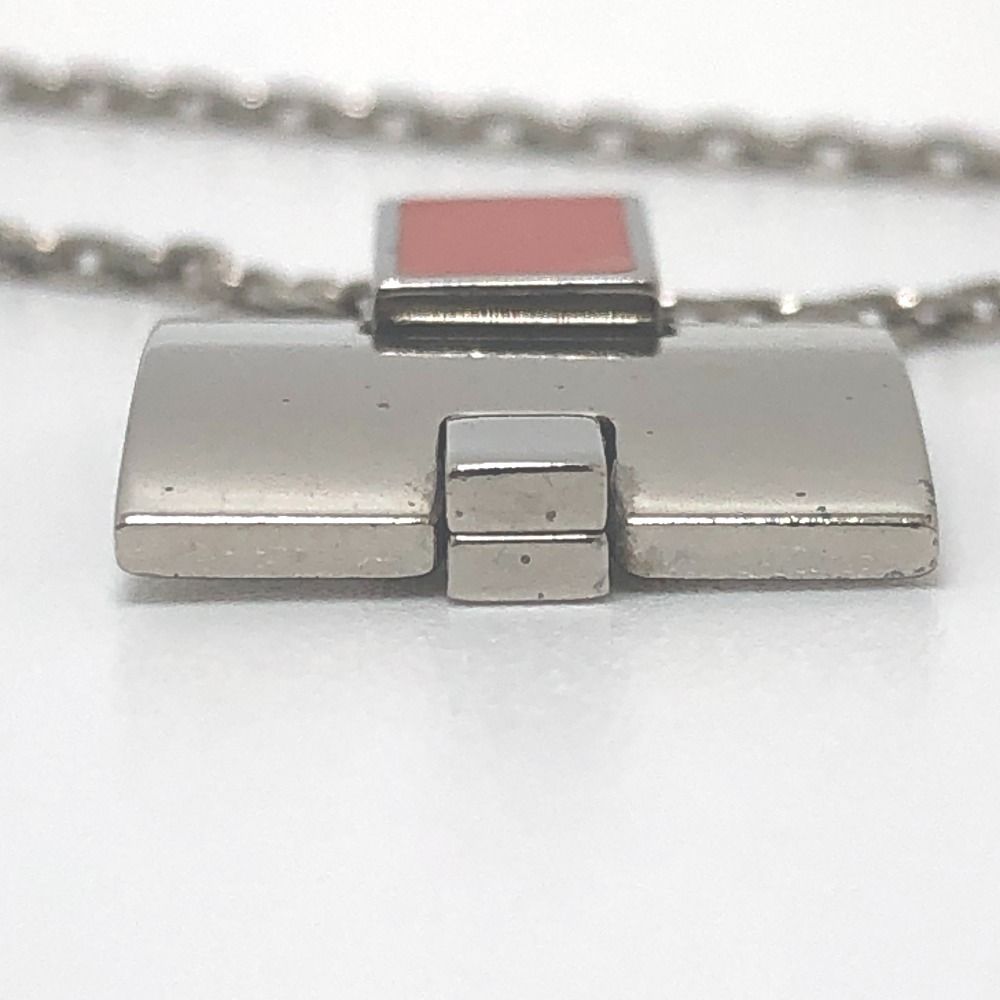 Hermes Necklace Motif Irene Metal Silver — view 5