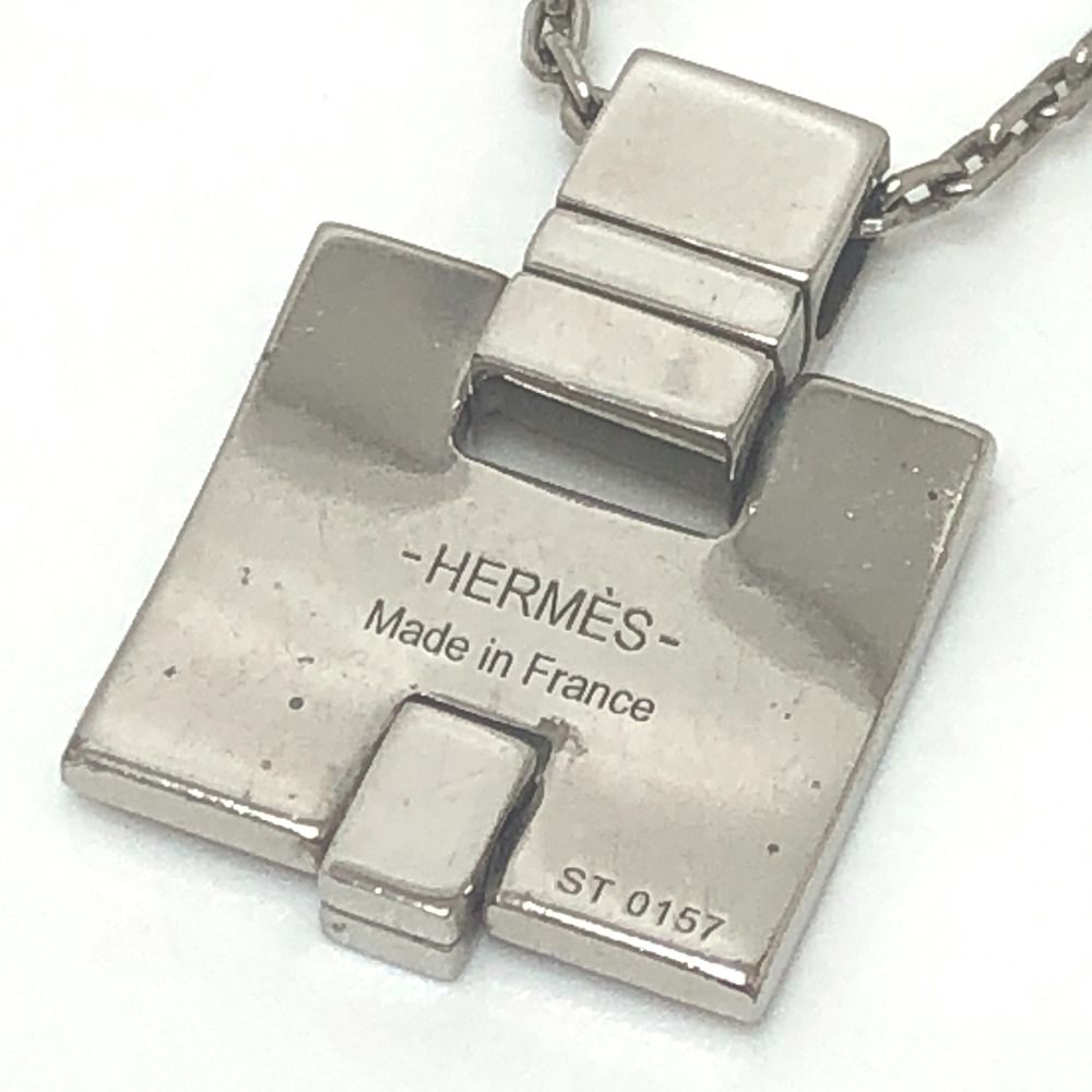 Hermes Necklace Motif Irene Metal Silver — view 7