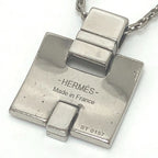 Hermes Necklace Motif Irene Metal Silver — view 7