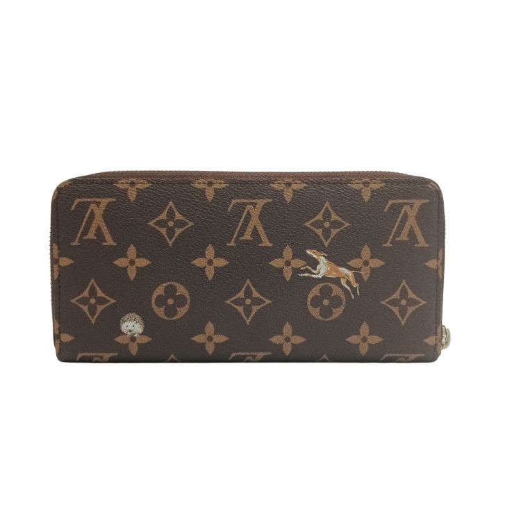Louis Vuitton Wallet Forest Zippy Horizontal Brown Monogram — view 3