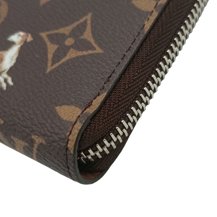 Louis Vuitton Wallet Forest Zippy Horizontal Brown Monogram — view 6