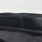 Gucci GG Pattern Shoulder Bag Nylon Black — view 5
