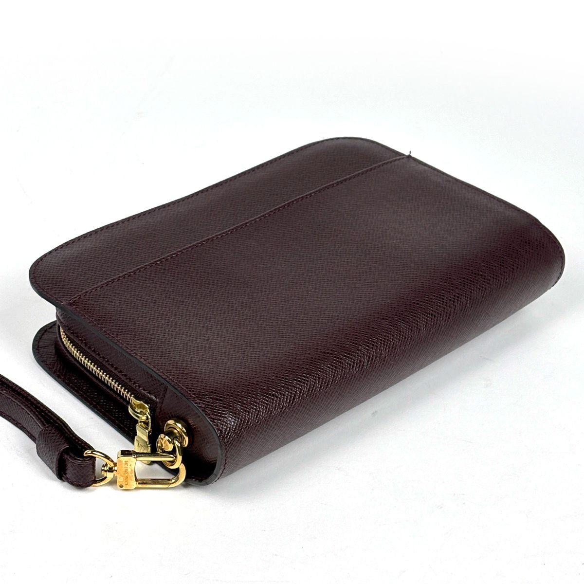 Louis Vuitton Baikal Handheld Business Second Bag Taiga Acajou — view 2