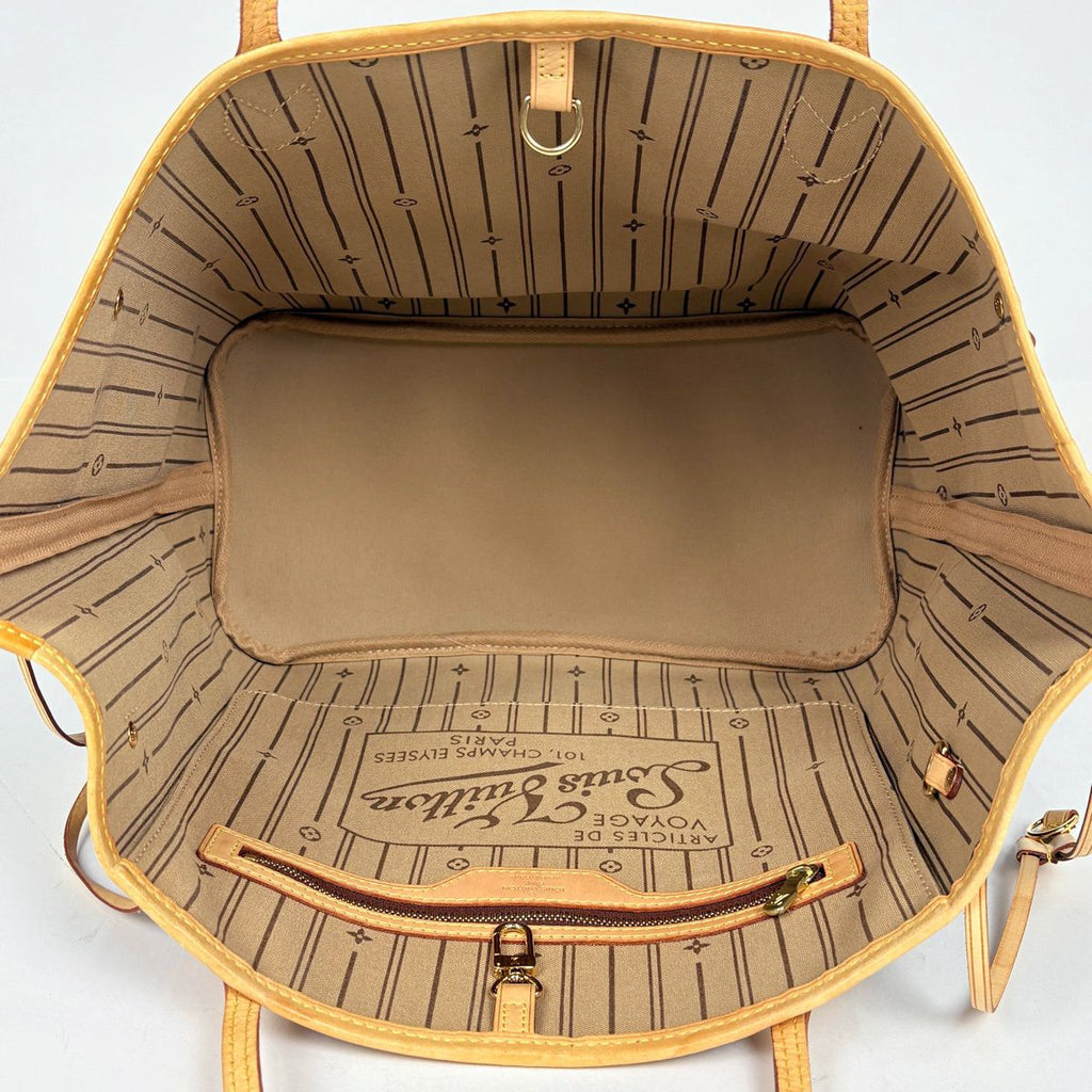 Louis Vuitton Neverfull MM Shoulder Bag Tote Monogram Brown — view 8