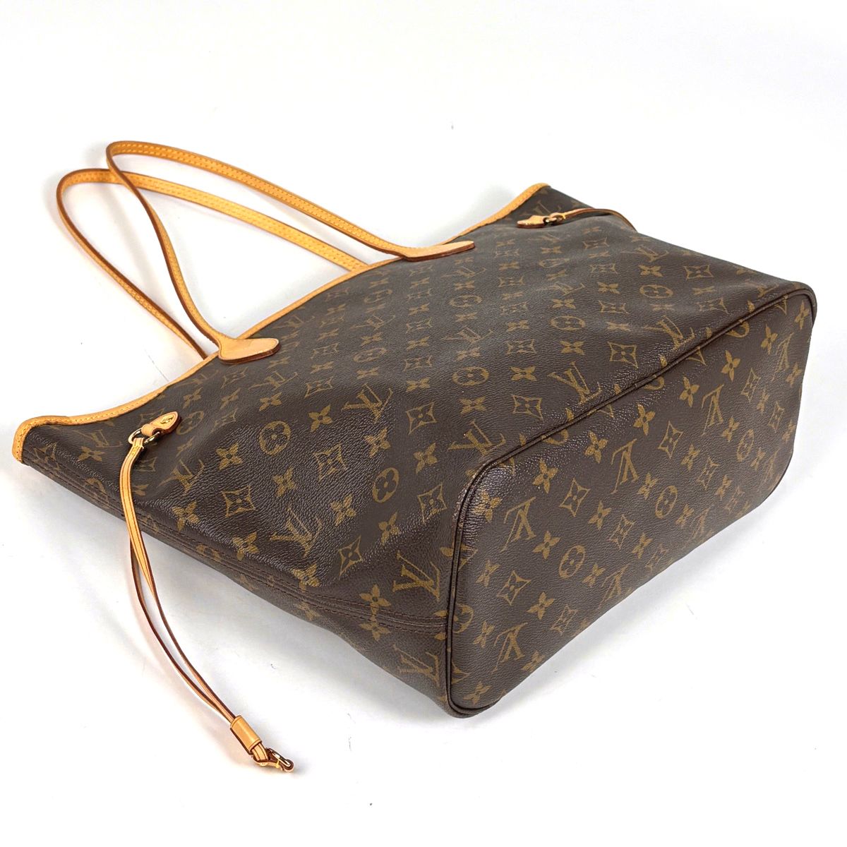 Louis Vuitton Neverfull MM Shoulder Bag Tote Monogram Brown — view 2