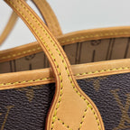 Louis Vuitton Neverfull MM Shoulder Bag Tote Monogram Brown — view 6