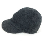 Chanel Cap CC Logo Cotton Black — view 4