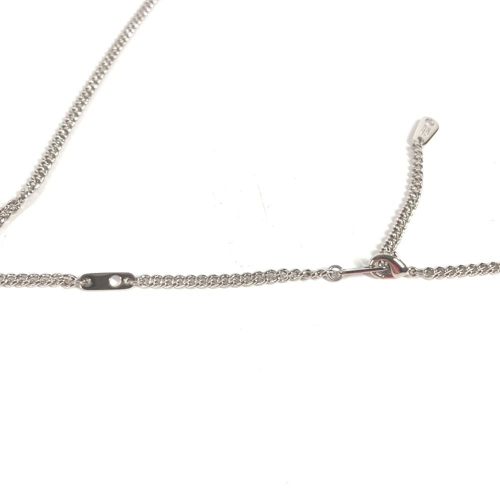 Louis Vuitton Necklace Collier LV Stone Taiga Eye Pendant Silver Brown — view 8