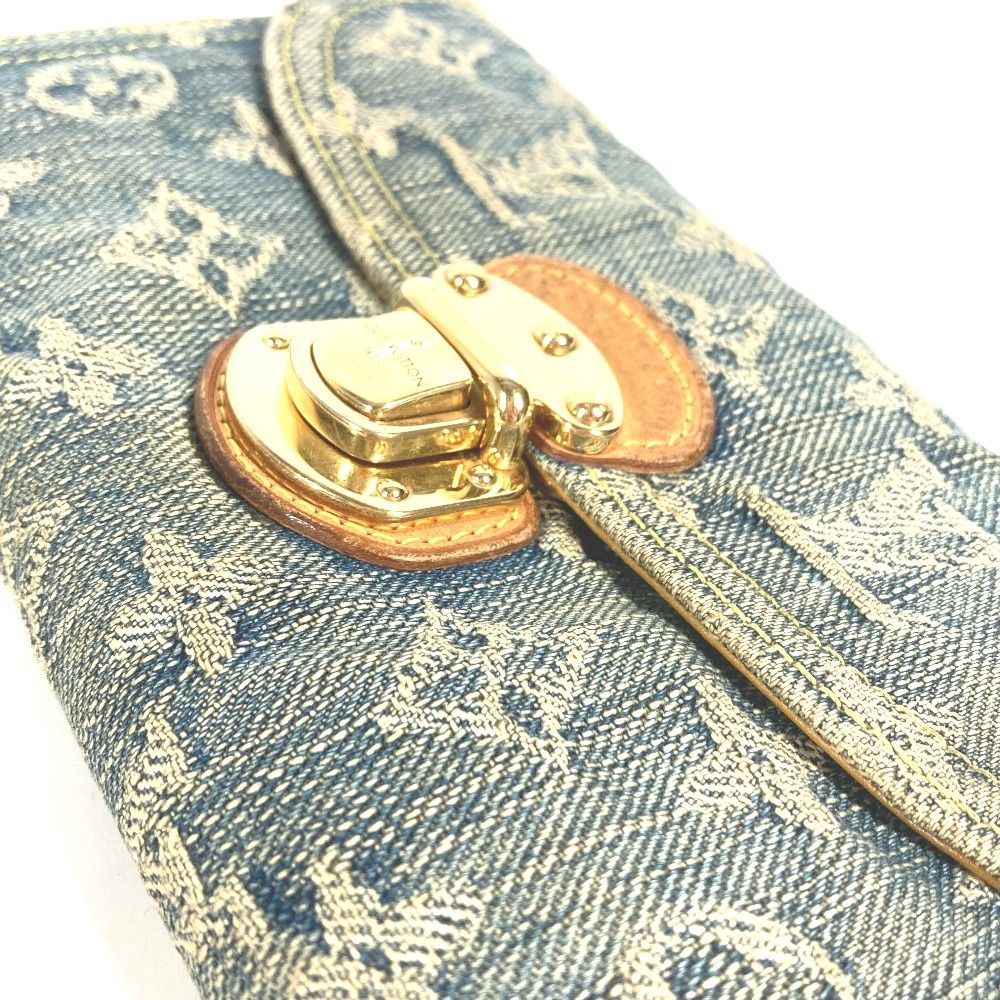Louis Vuitton Wallet Porte Feuille Amelia Monogram Denim Canvas — view 6