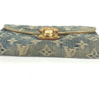 Louis Vuitton Wallet Porte Feuille Amelia Monogram Denim Canvas — view 4