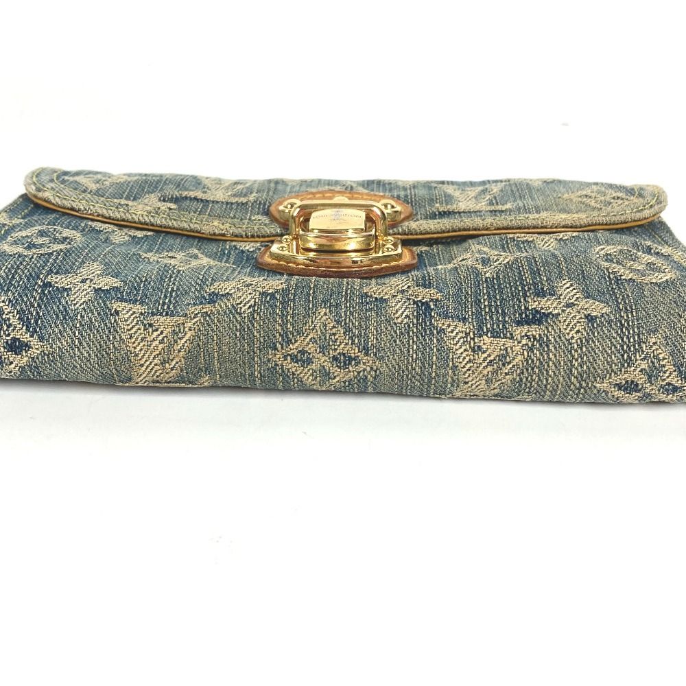 Louis Vuitton Wallet Porte Feuille Amelia Monogram Denim Canvas — view 4