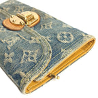 Louis Vuitton Wallet Porte Feuille Amelia Monogram Denim Canvas — view 3
