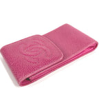 Chanel Pouch CC Logo Caviar Leather Pink — view 4