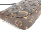 Louis Vuitton Shoulder Bag Pochette Monogram Canvas Brown — view 5