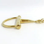 Gucci Half Horsebit Necklace Yellow Gold — view 4