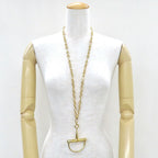 Gucci Half Horsebit Necklace Yellow Gold — view 8