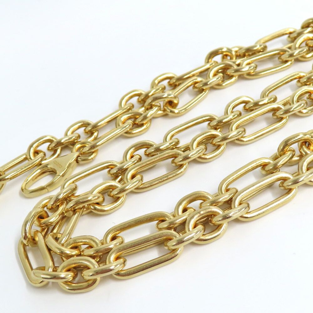 Gucci Half Horsebit Necklace Yellow Gold — view 6