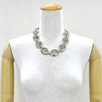 Gucci Marina Chain Necklace Palladium Silver — view 7