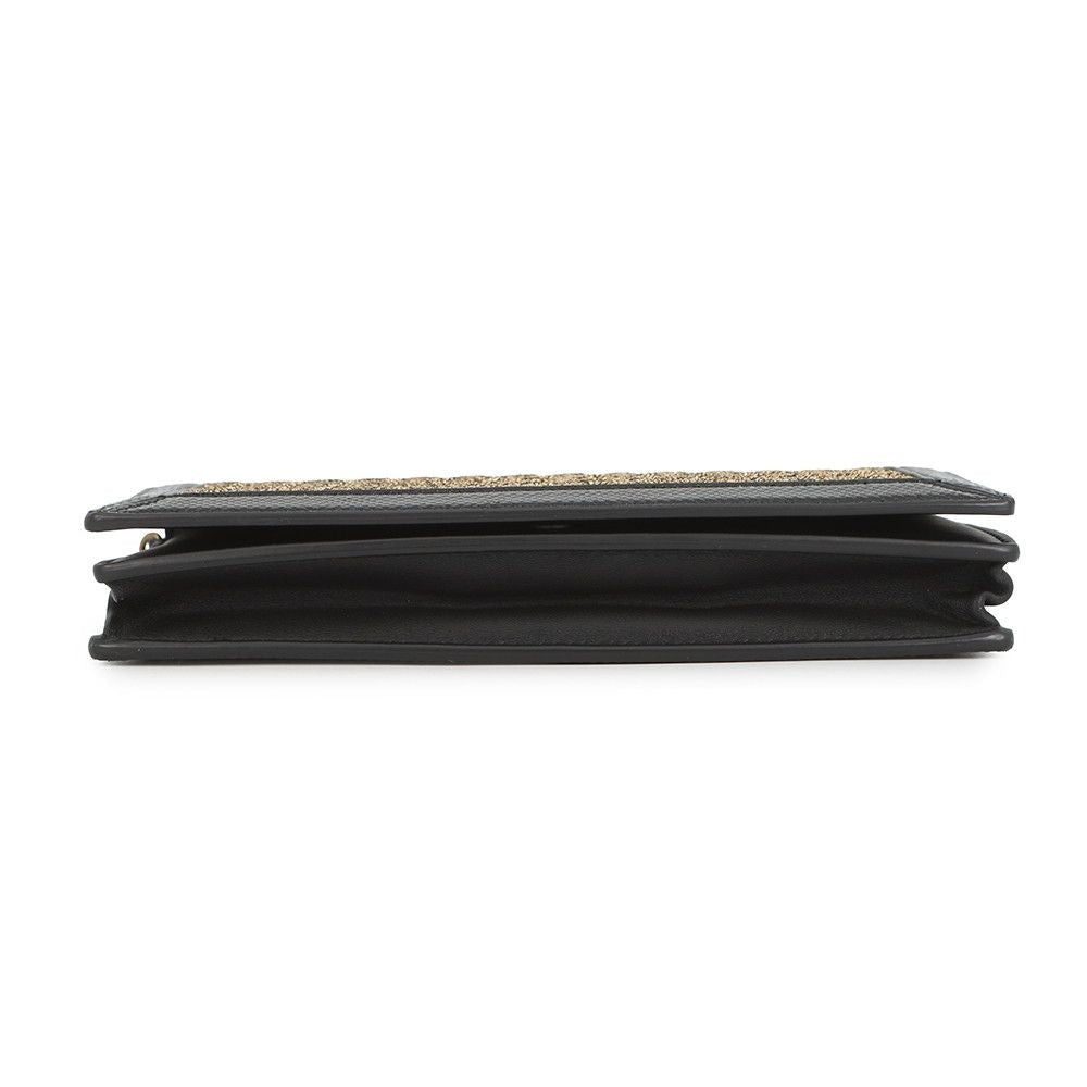 Bottega Veneta Chain Wallet Intrecciato Nylon Leather — view 3