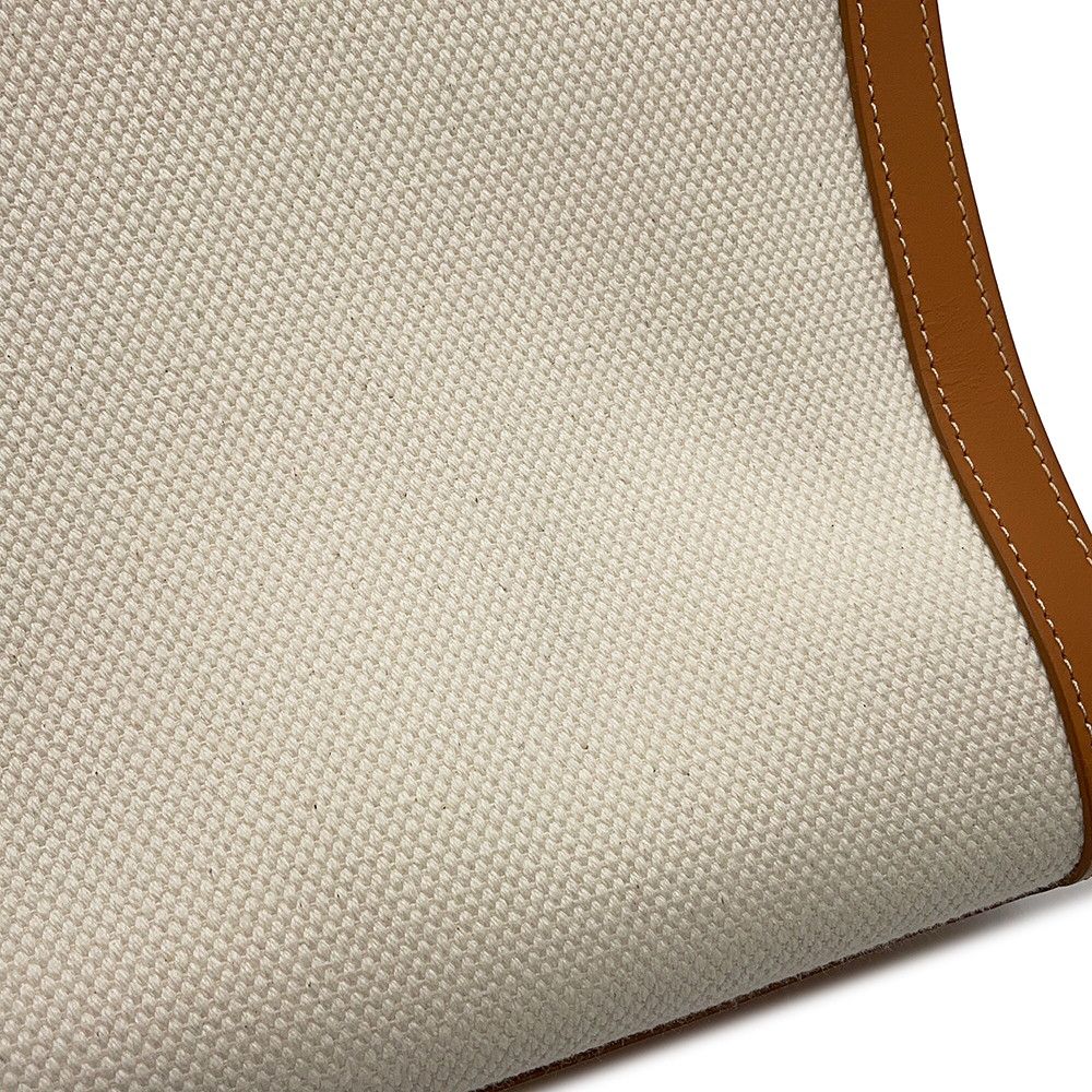 Celine Tote Vertical Cover Small 2-Way Shoulder Bag Natural Tan — view 9