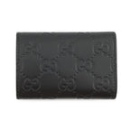 Gucci 6 Key Case Guccissima Leather Black Holder — view 3