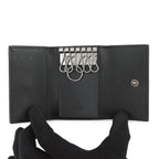 Gucci 6 Key Case Guccissima Leather Black Holder — view 4