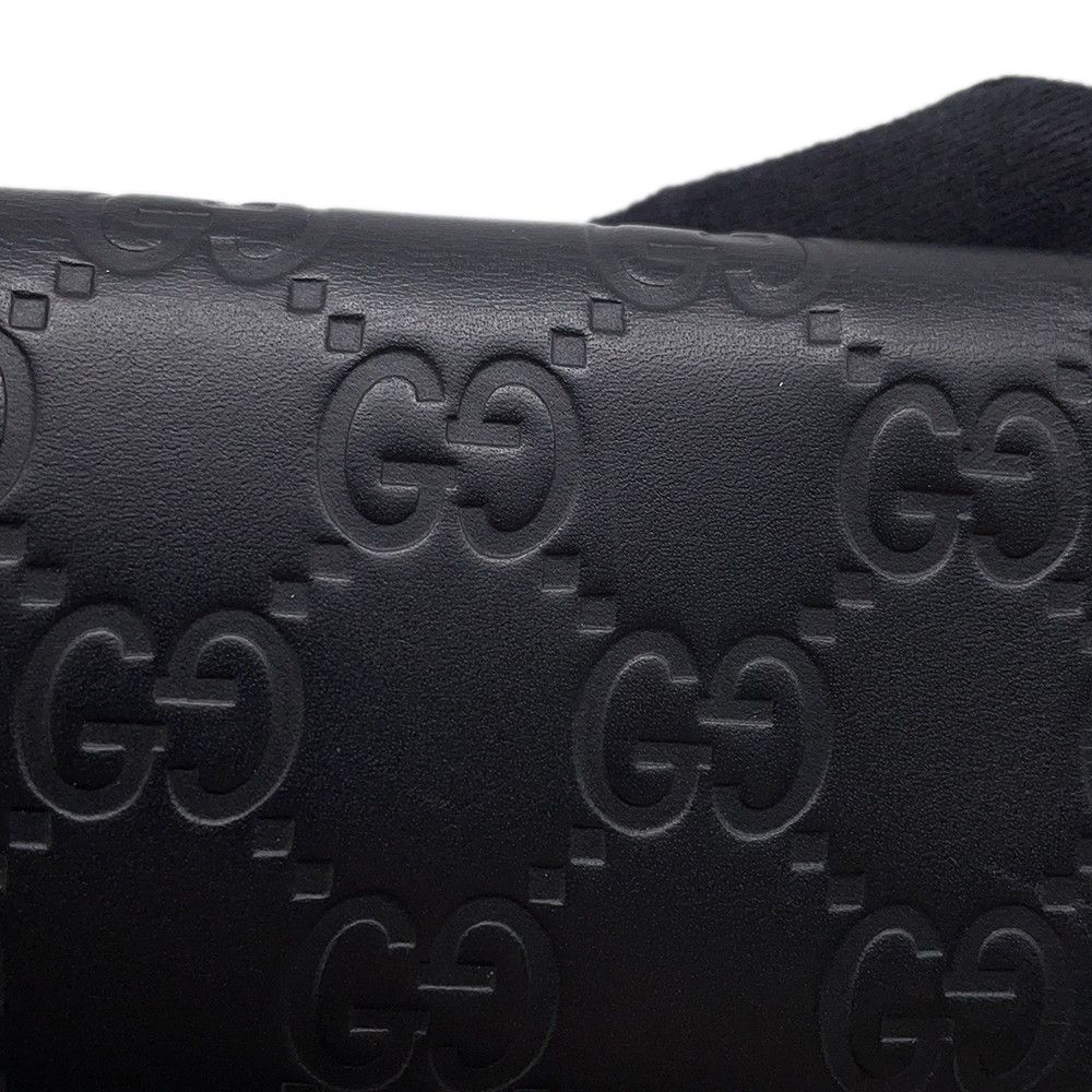 Gucci 6 Key Case Guccissima Leather Black Holder — view 7